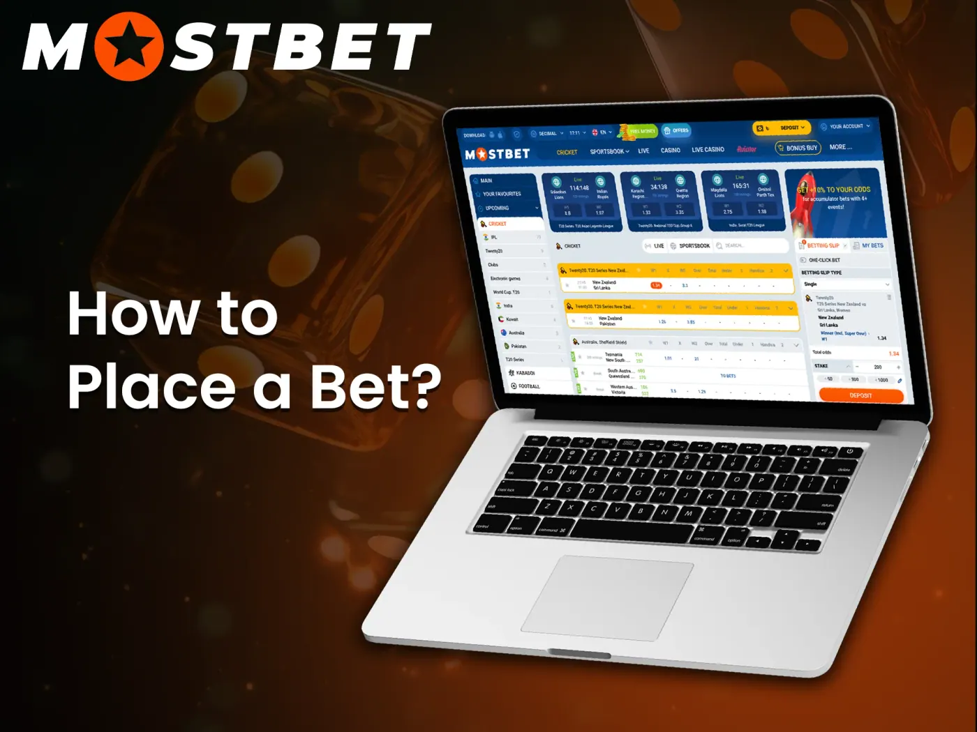 Learn how to place a bet on Mostbet and enjoy exciting gameplay.