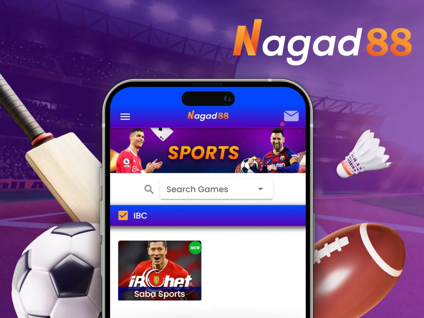 Bet on sports conveniently via the Nagad88 online casino app.