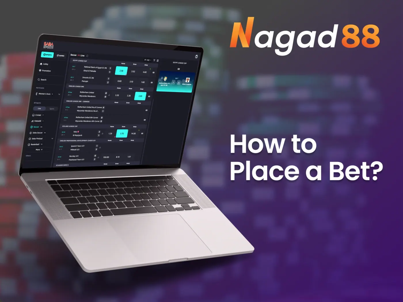 Enjoy hassle-free betting at the Nagad88 online casino.