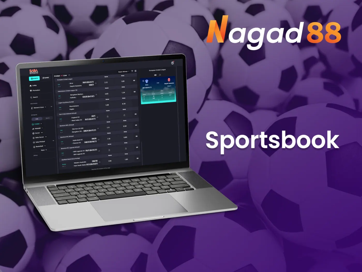 Start betting on your favorite sports at Nagad88.