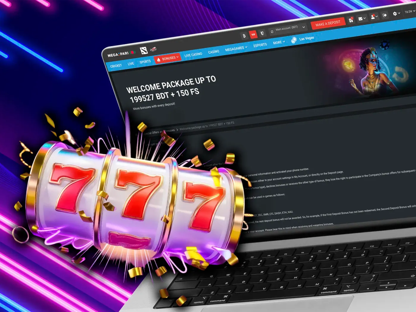 Free spins are usually tied to selected slots.
