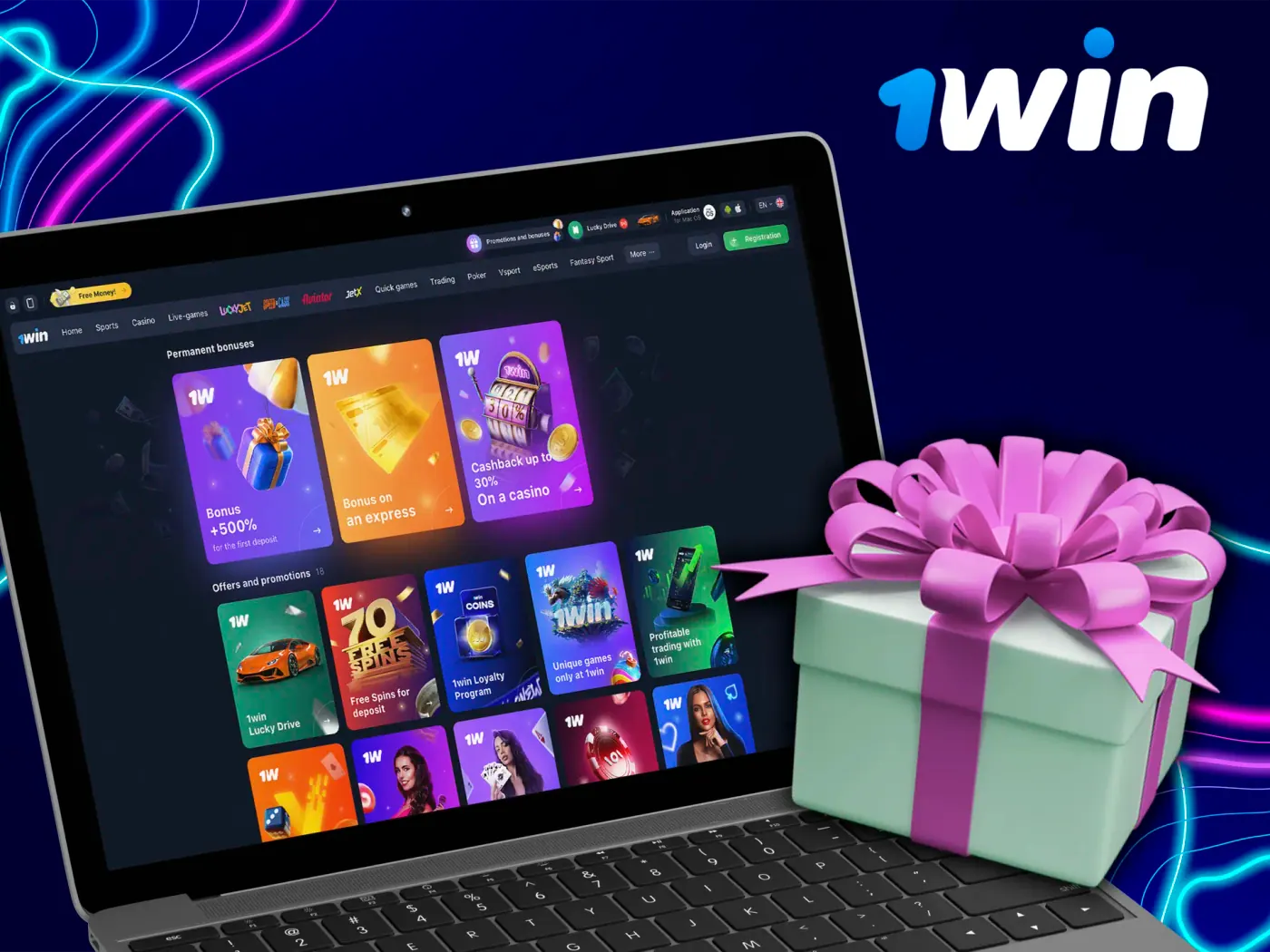 1Win welcome bonus.