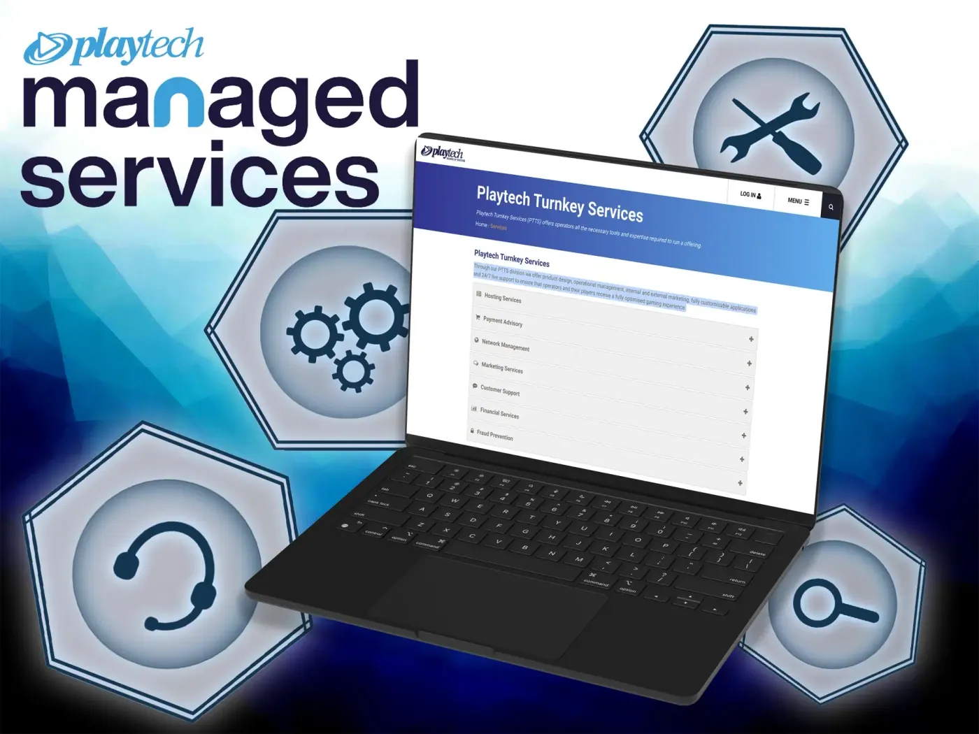 Playtech services for operators.
