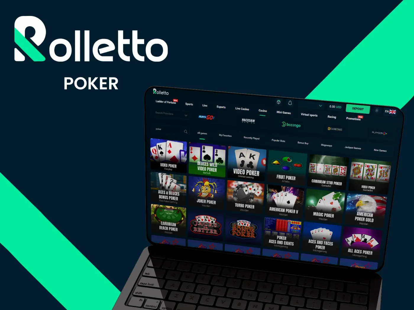 Rolletto poker room.