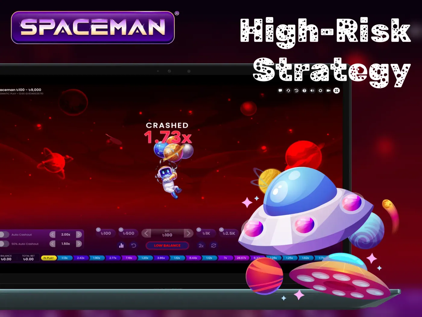 High-risk Spaceman strategy.