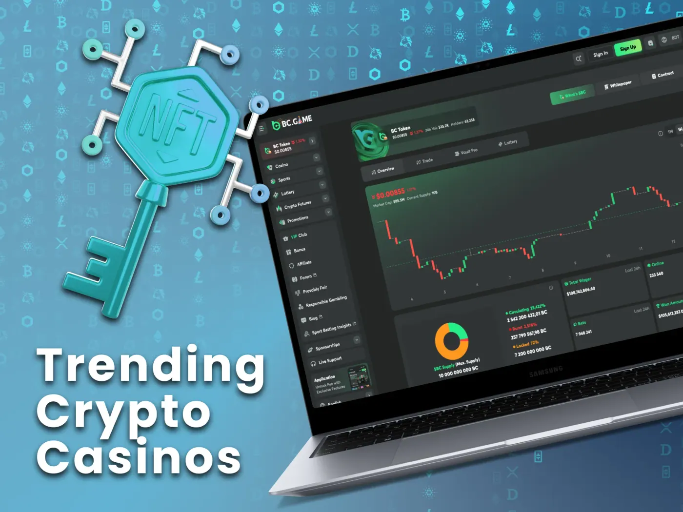 Checking a new crypto casino.