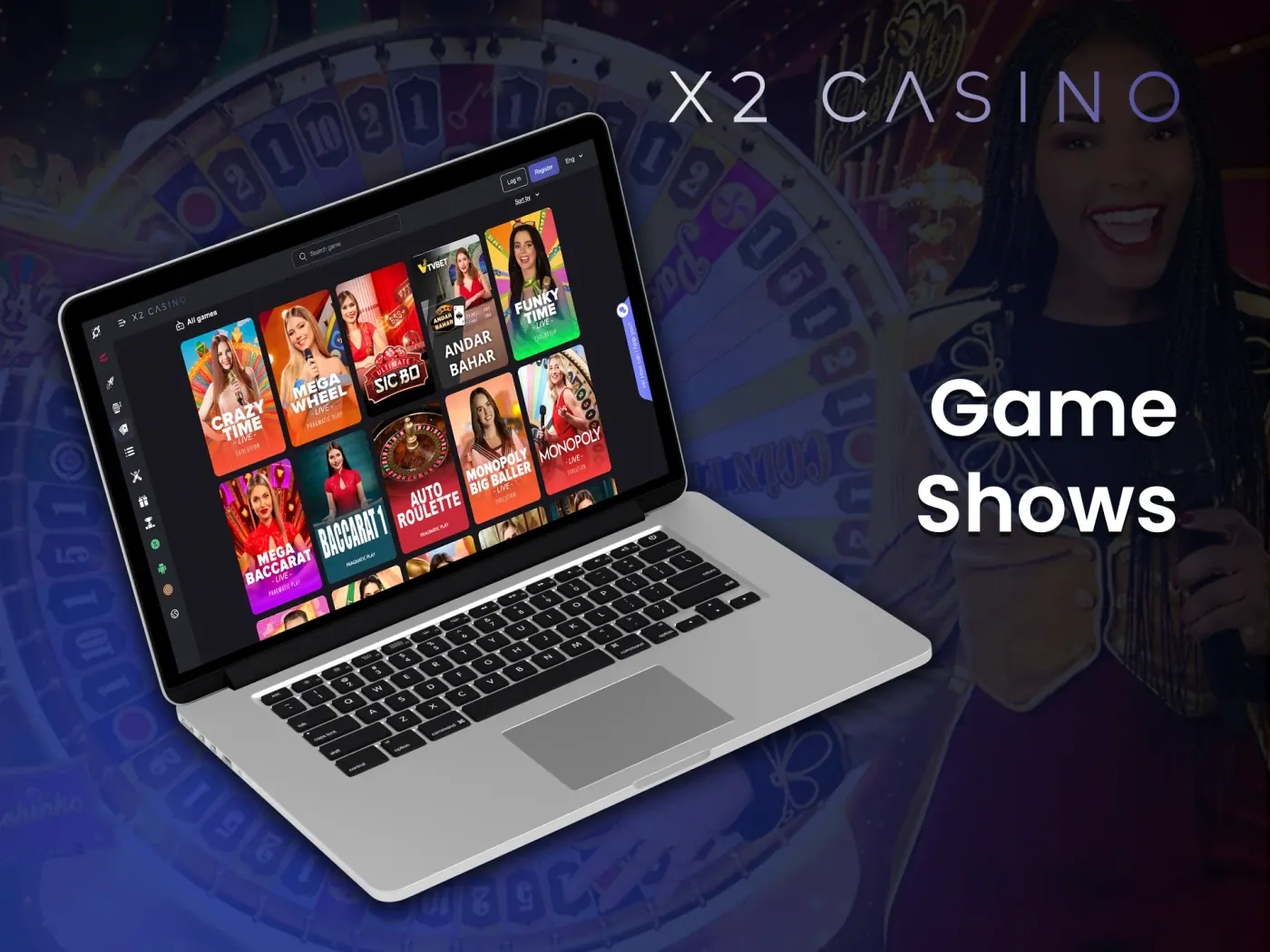 X2 Casino game shows.