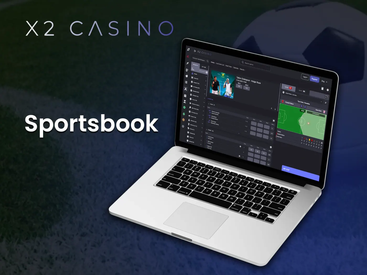 X2 Casino sportsbook.