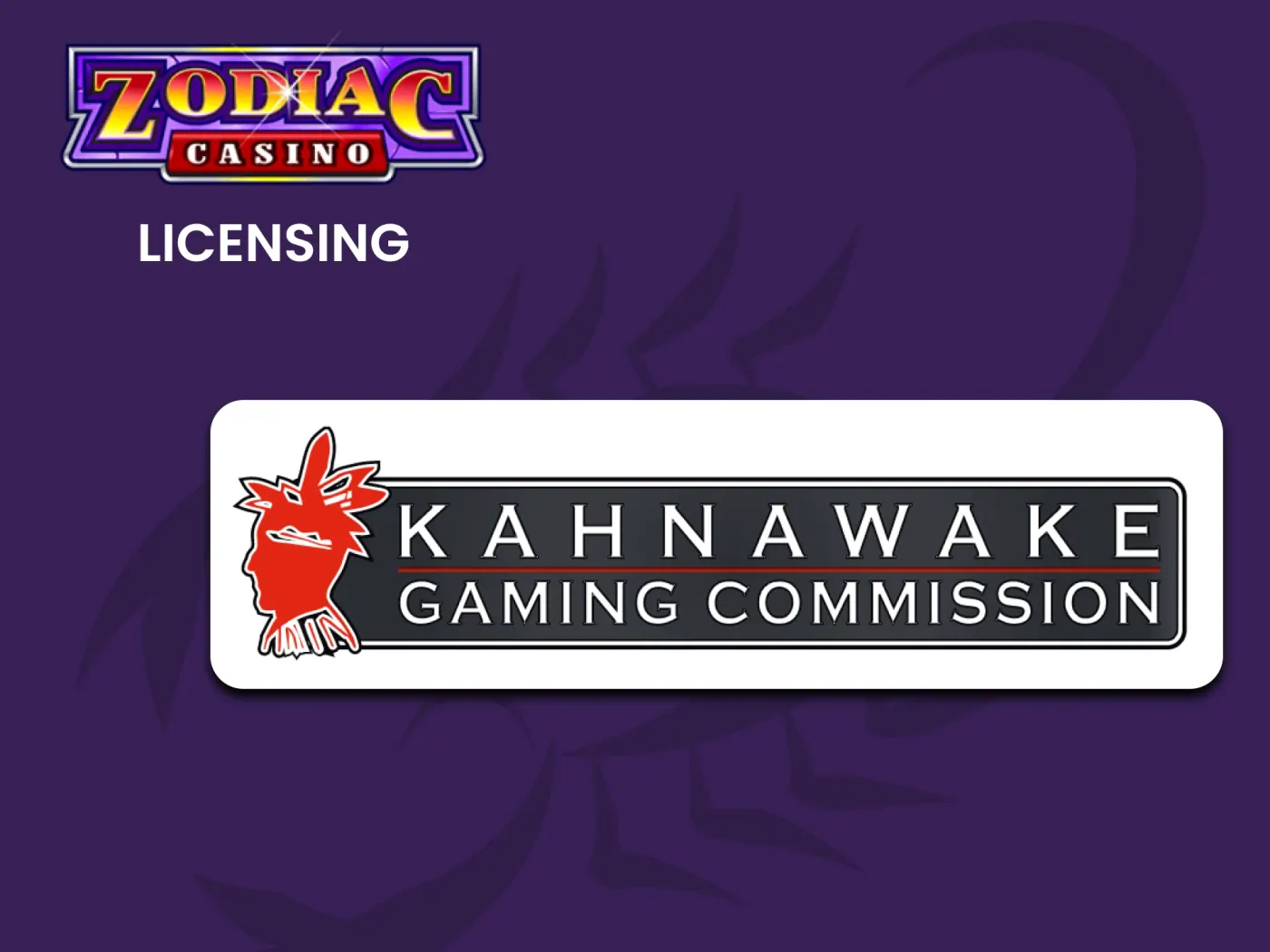 Learn about Zodiac casino licensing and regulation.